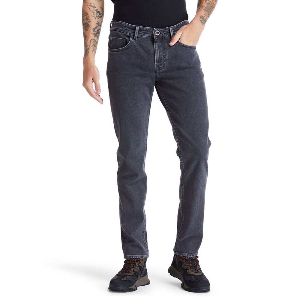 Calça Masculino - Timberland Sargent Lake Stretch Denim Jeans - MALBK0918 - Cinzentas
